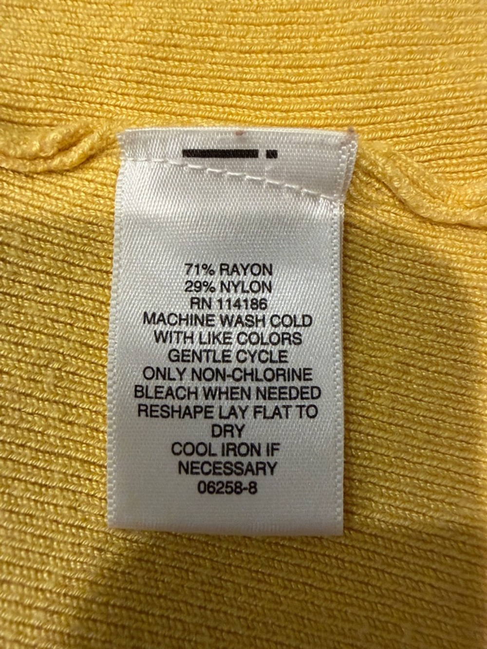 Liz Claiborne 1X Yellow Open Front Cardigan Sweater Knit Layering Plus Size WOW - Picture 10 of 10